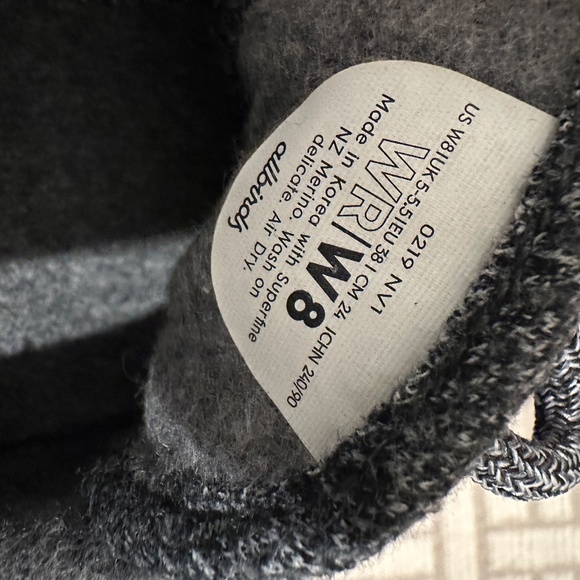 WOMEN'S ALLBIRDS GRAY WOOL RUNNERS SZ 8 - Picture 7 of 7